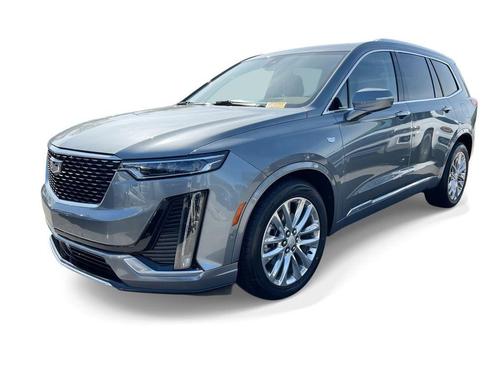 Satin Steel Metallic 2022 Cadillac XT6 Premium Luxury FWD