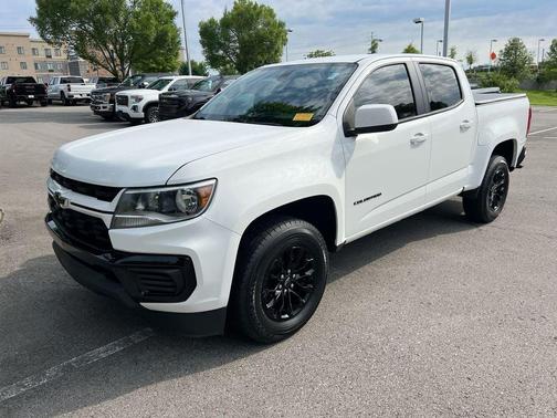 Summit White 2021 Chevrolet Colorado LT