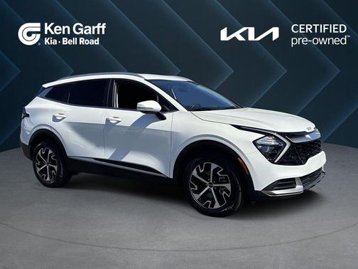 Snow White Pearl 2023 Kia Sportage Hybrid EX