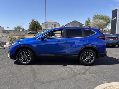 Blue 2020 Honda CR-V AWD EX