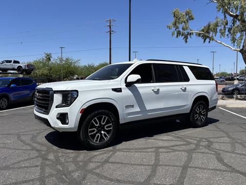 Summit White 2024 GMC Yukon XL 4WD AT4