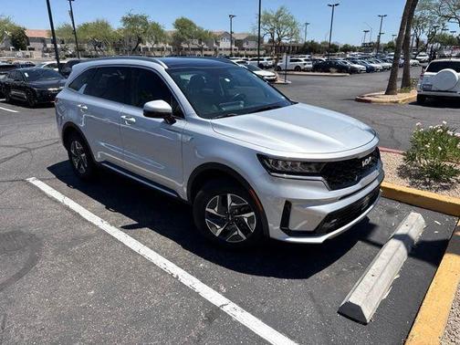 Silky Silver 2024 Kia Sorento Hybrid EX