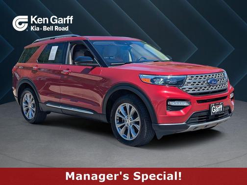 Red Metallic 2023 Ford Explorer Limited