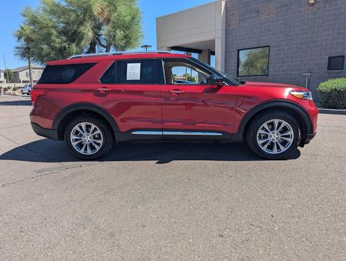 Red Metallic 2023 Ford Explorer Limited