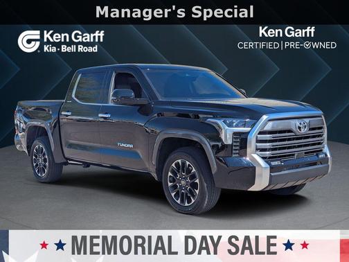 Midnight Black Metallic 2025 Toyota Tundra Limited