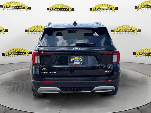 Agate Black Metallic 2026 Ford Explorer Platinum