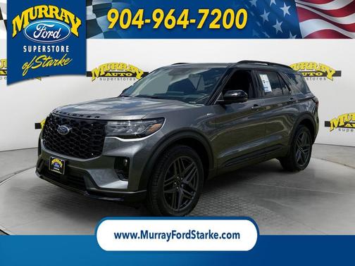 Carbonized Gray Metallic 2026 Ford Explorer ST-Line