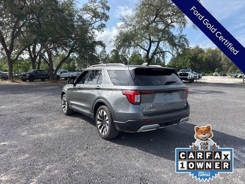 Gray Metallic 2025 Ford Explorer Platinum