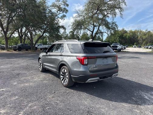 Gray Metallic 2025 Ford Explorer Platinum