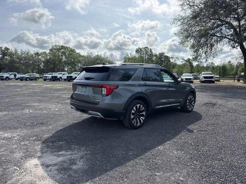 Gray Metallic 2025 Ford Explorer Platinum
