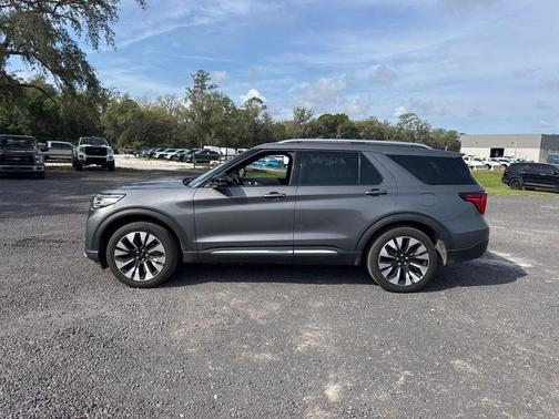 Gray Metallic 2025 Ford Explorer Platinum