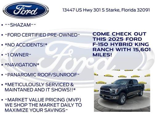 Blue Metallic 2025 Ford F-150 King Ranch