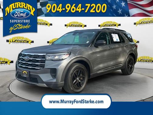 Gray Metallic 2025 Ford Explorer Active