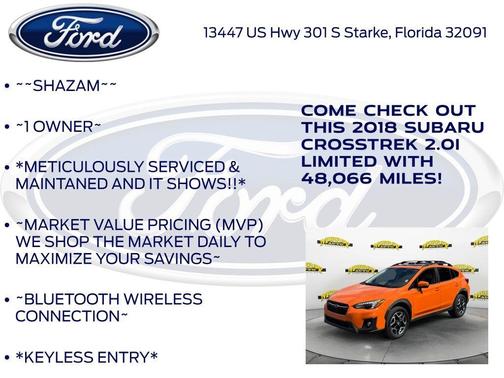 2018 Subaru Crosstrek 2.0i Limited