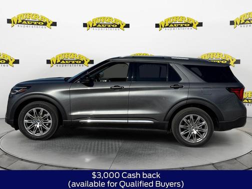 Carbonized Gray Metallic 2026 Ford Explorer Platinum