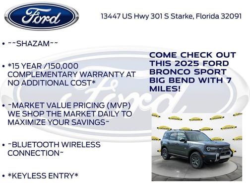 2025 Ford Bronco Sport Big Bend