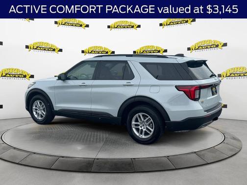White Metallic 2026 Ford Explorer Active