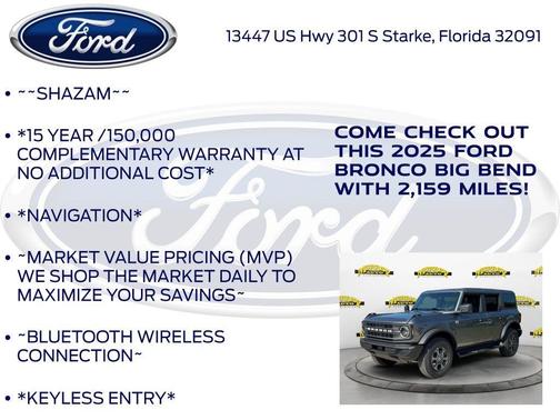 2025 Ford Bronco Big Bend