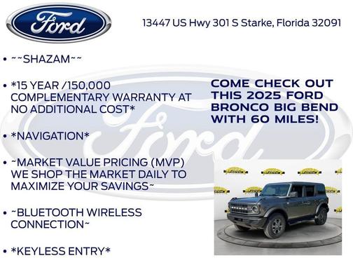 2025 Ford Bronco Big Bend