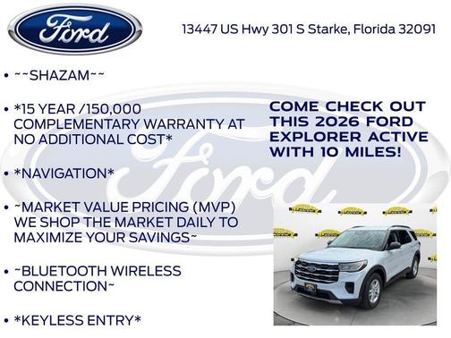 2026 Ford Explorer Active