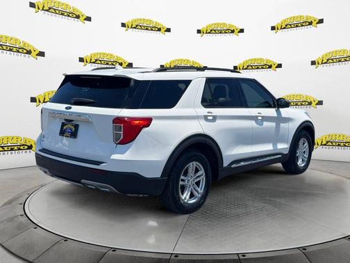 White Metallic 2023 Ford Explorer XLT