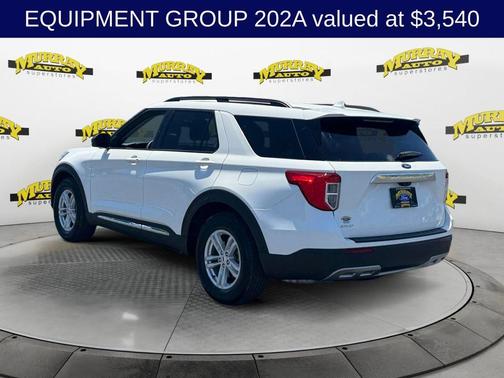 White Metallic 2023 Ford Explorer XLT