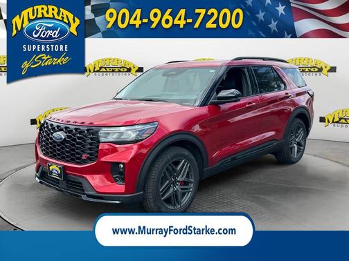 Rapid Red Metallic Tinted Clearcoat 2026 Ford Explorer ST
