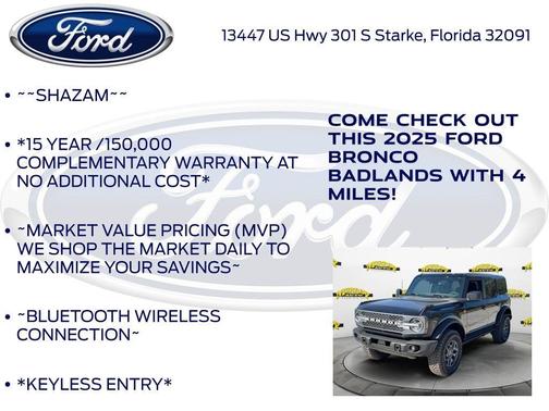 2025 Ford Bronco Badlands