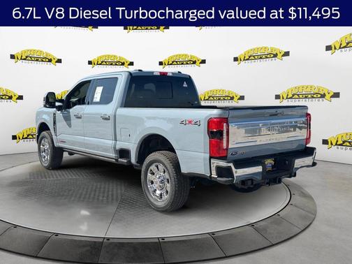Glacier Gray Metallic 2026 Ford F-350 King Ranch