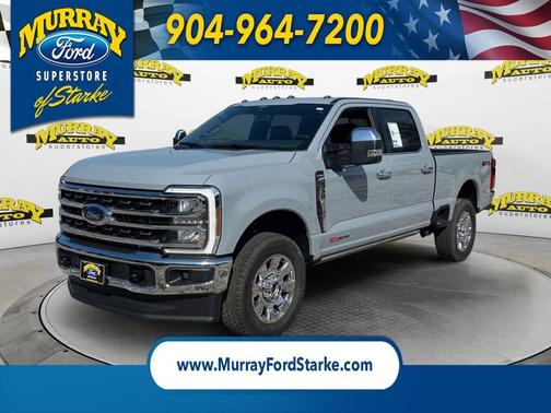 Glacier Gray Metallic 2026 Ford F-350 King Ranch