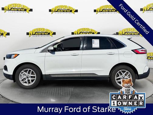 Oxford White 2024 Ford Edge SEL