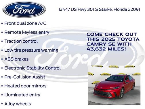 2025 Toyota Camry SE