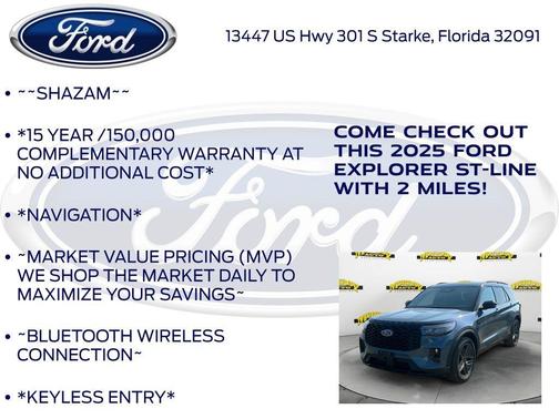 2025 Ford Explorer ST-Line