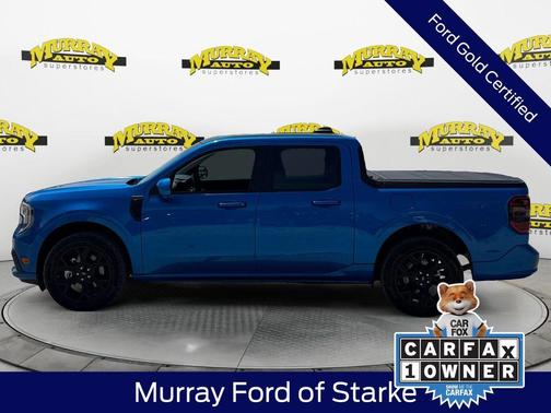 Blue 2025 Ford Maverick Lobo High