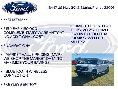 2025 Ford Bronco Outer Banks