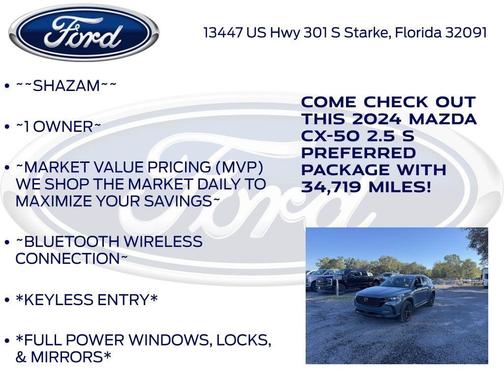 2024 Mazda CX-50 2.5 S Preferred Package