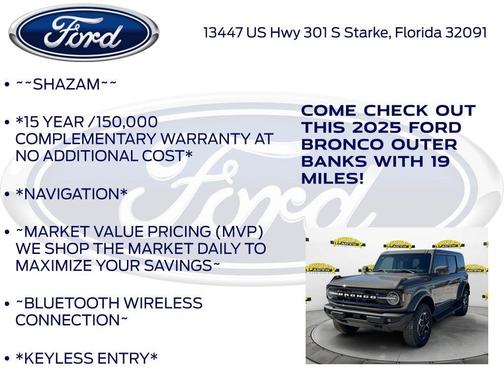 2025 Ford Bronco Outer Banks