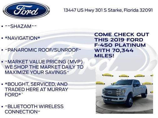2019 Ford F-450 Platinum