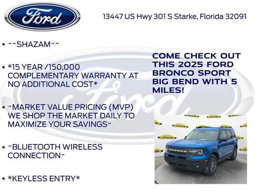 2025 Ford Bronco Sport Big Bend