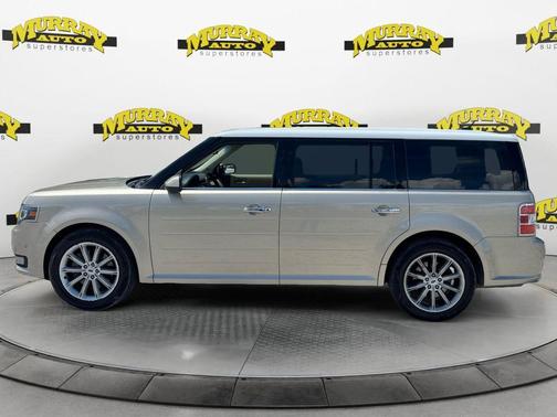 White Gold Metallic 2017 Ford Flex Limited