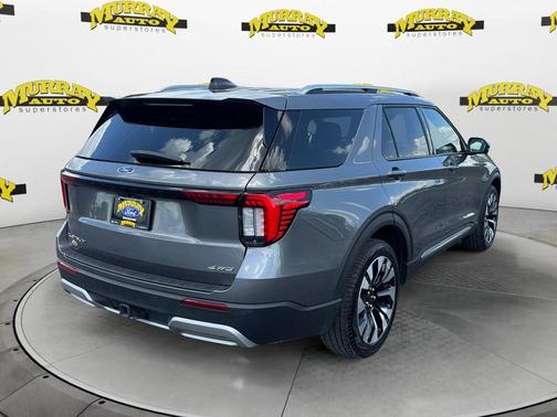 Gray Metallic 2025 Ford Explorer Platinum