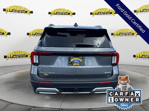 Gray Metallic 2025 Ford Explorer Platinum