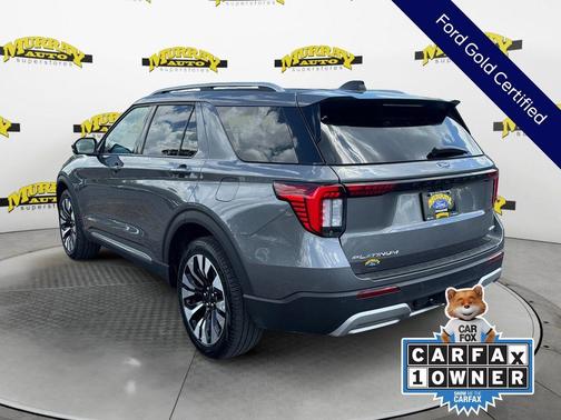 Gray Metallic 2025 Ford Explorer Platinum
