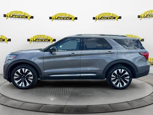 Gray Metallic 2025 Ford Explorer Platinum