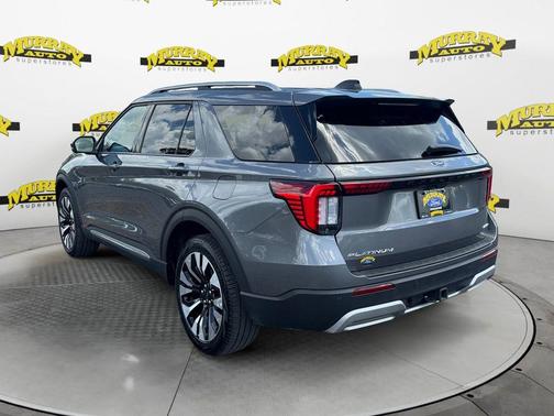 Gray Metallic 2025 Ford Explorer Platinum