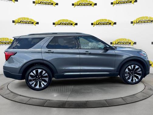 Gray Metallic 2025 Ford Explorer Platinum