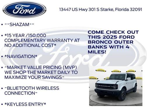 2025 Ford Bronco Outer Banks