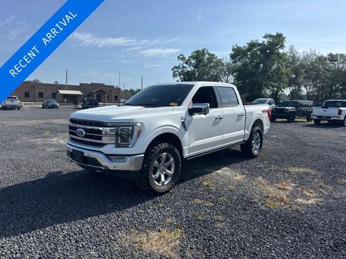 White Metallic 2021 Ford F-150 Lariat