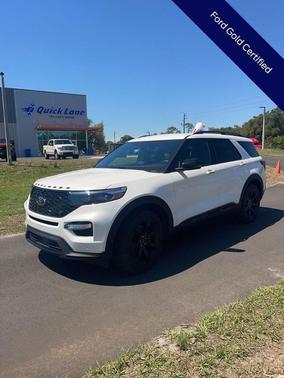 White Metallic 2023 Ford Explorer ST