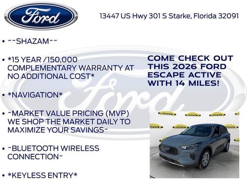 2026 Ford Escape Active